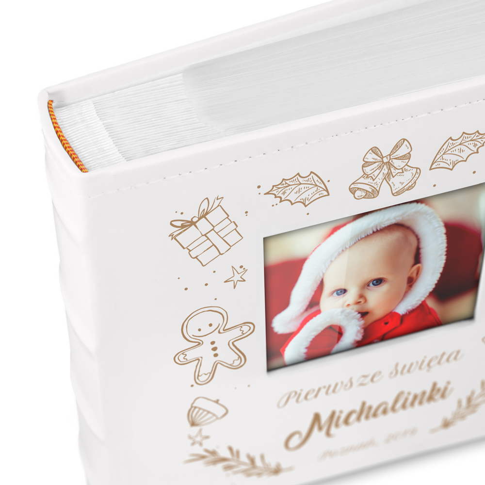 Album z nadrukiem na zdjęcia dla dziewczynki na święta — Zdjęcie 3 z 5