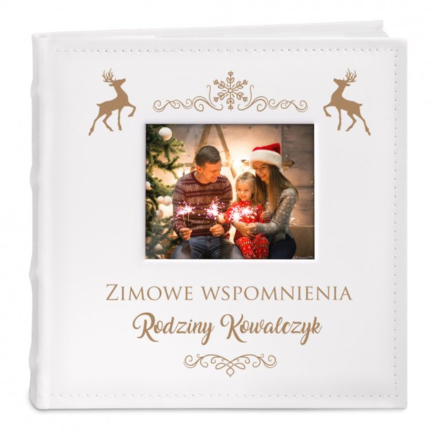 Album z nadrukiem na zdjęcia dla pary na święta