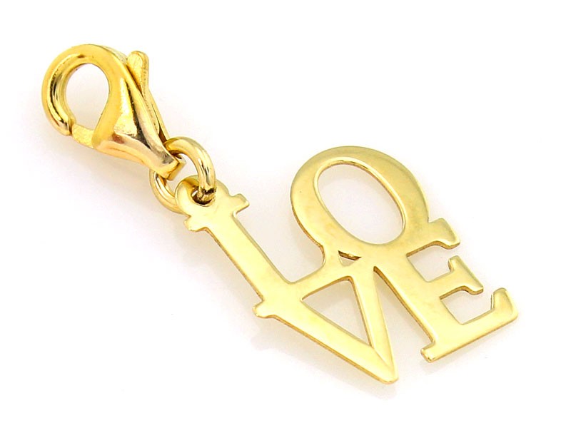 Złota zawieszka 585 charms charms PREZENT GRAWER