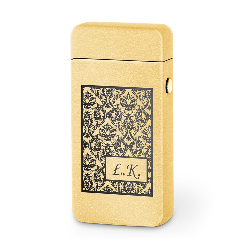 Zapalniczka plazmowa zota USB z grawerem dla gentlemana