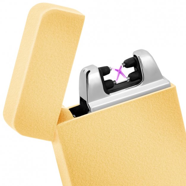 Zapalniczka plazmowa złota USB z grawerem dla chłopaka męża na walentynki