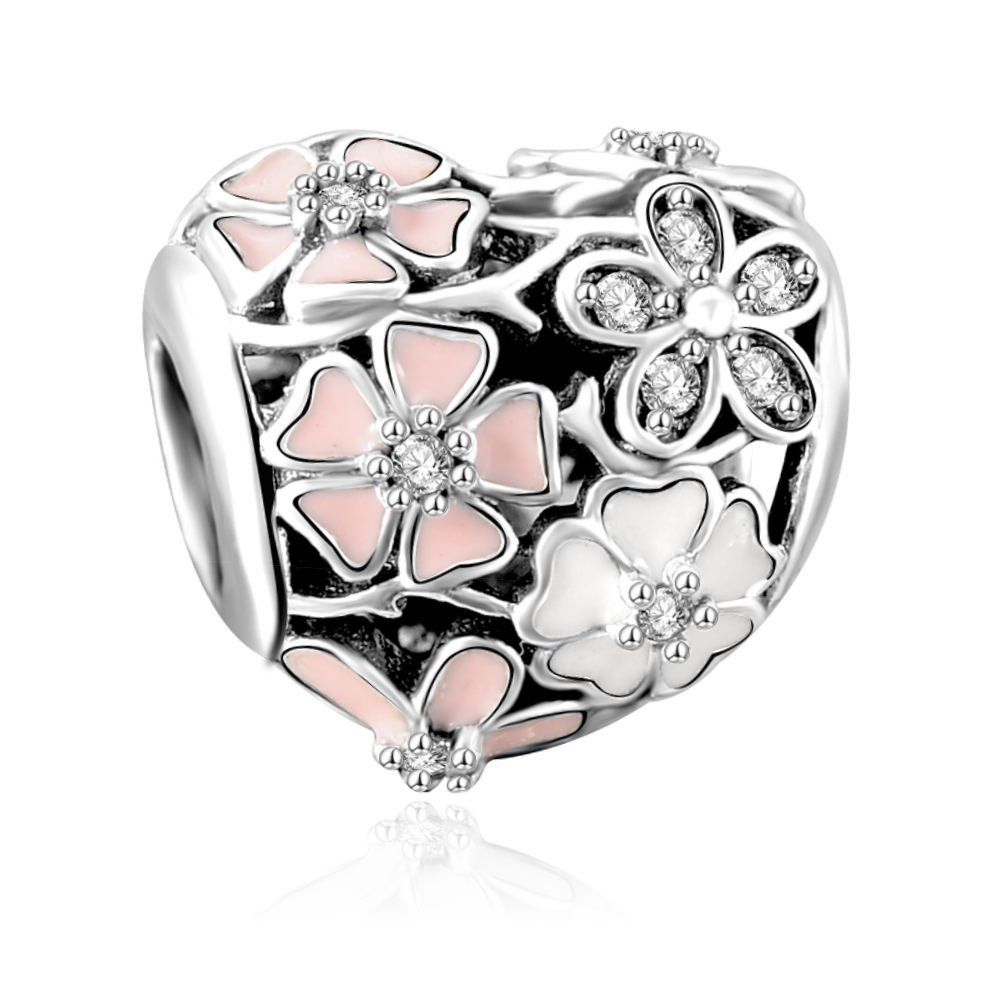 Charms Zawieszka Koralik 925 UKOCHANE PASTELE
