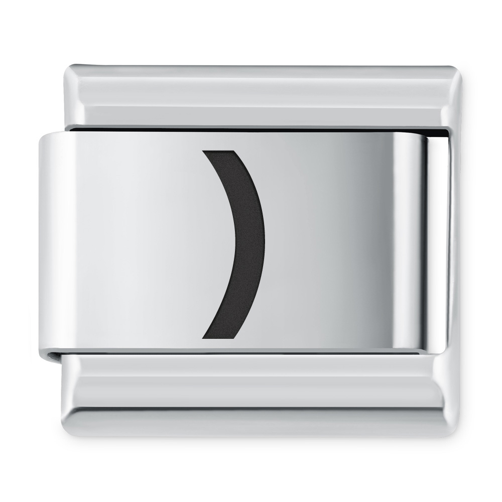 ITALIAN CHARMS Znak "nawias zamykajcy"