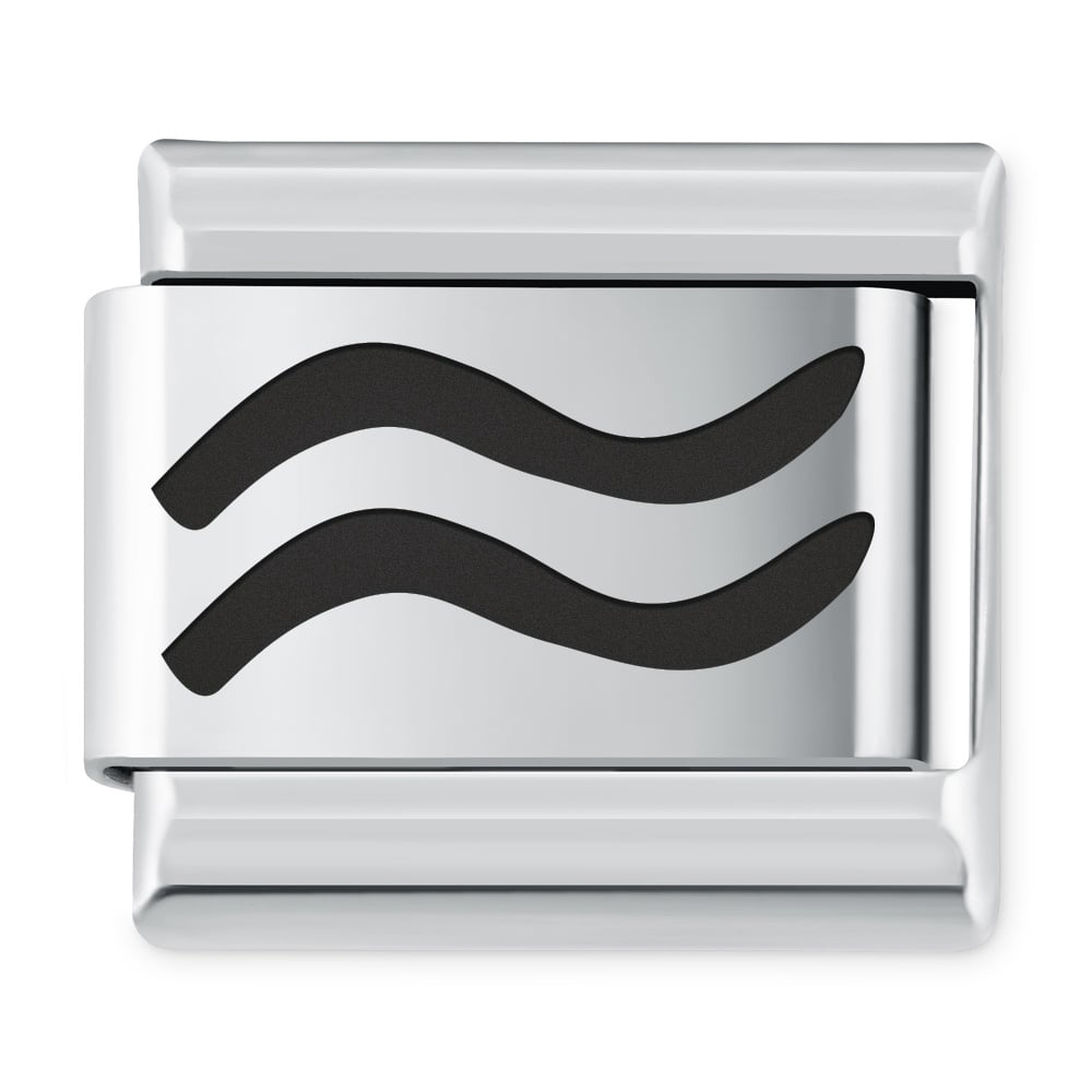 ITALIAN CHARMS Znak zodiaku Greckie Wodnik