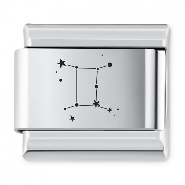 ITALIAN CHARMS Znak zodiaku konstylacje Bliźnięta