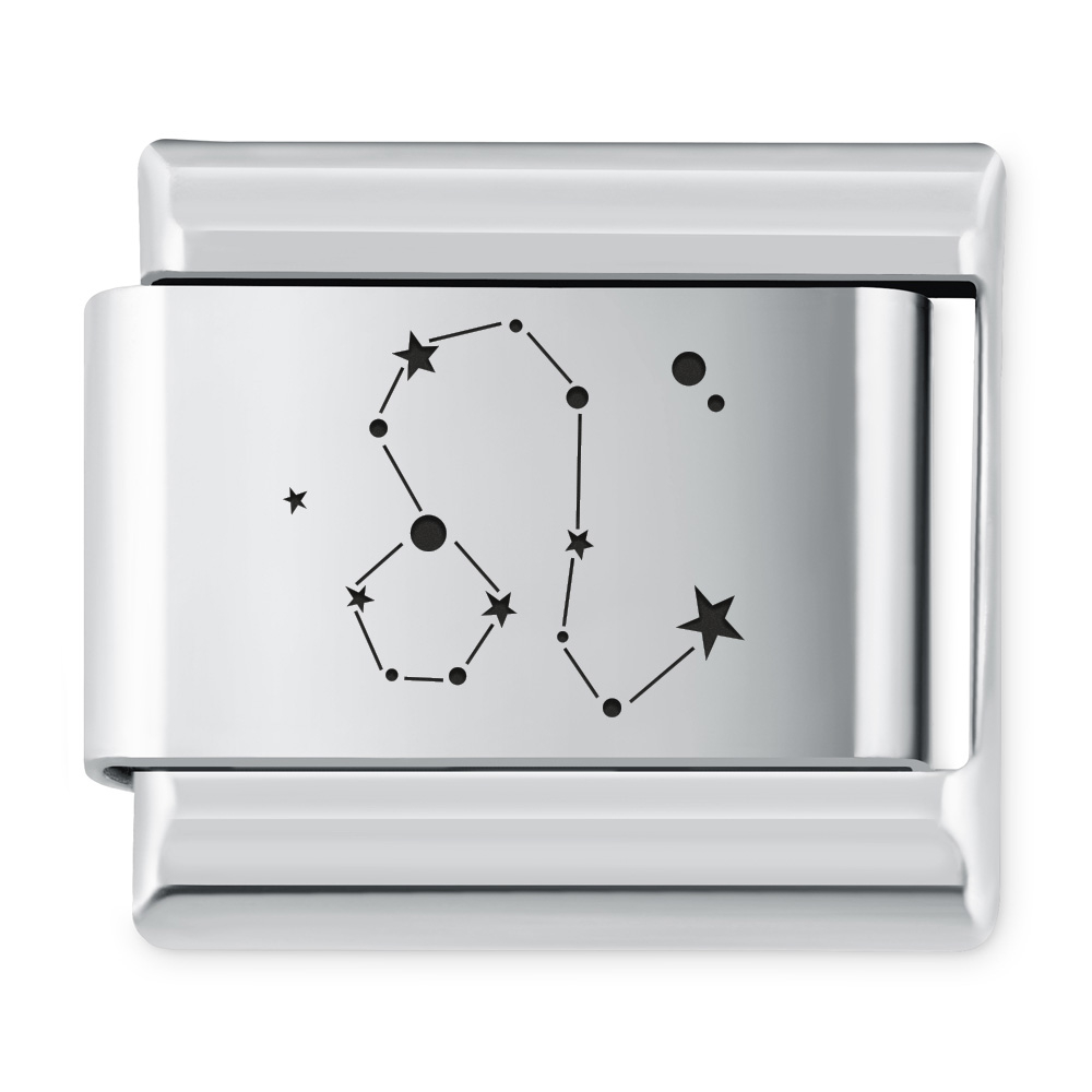 ITALIAN CHARMS Znak zodiaku konstylacje Lew