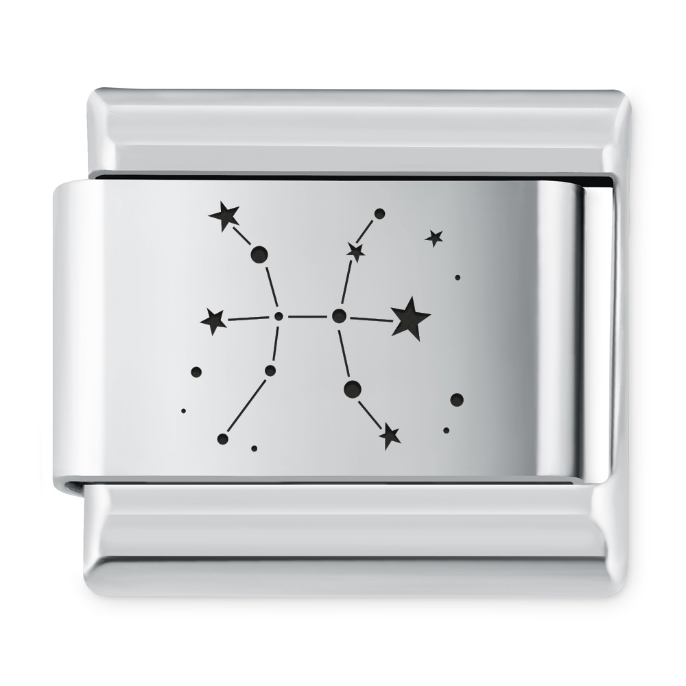 ITALIAN CHARMS Znak zodiaku konstylacje Ryby