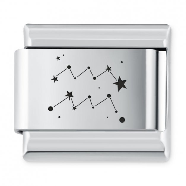 ITALIAN CHARMS Znak zodiaku konstylacje Wodnik
