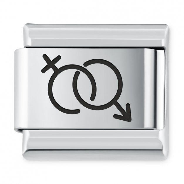 ITALIAN CHARMS Symbole Miłosne Para