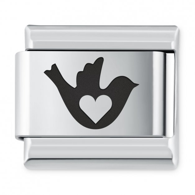 ITALIAN CHARMS Symbole Miłosne Ptak
