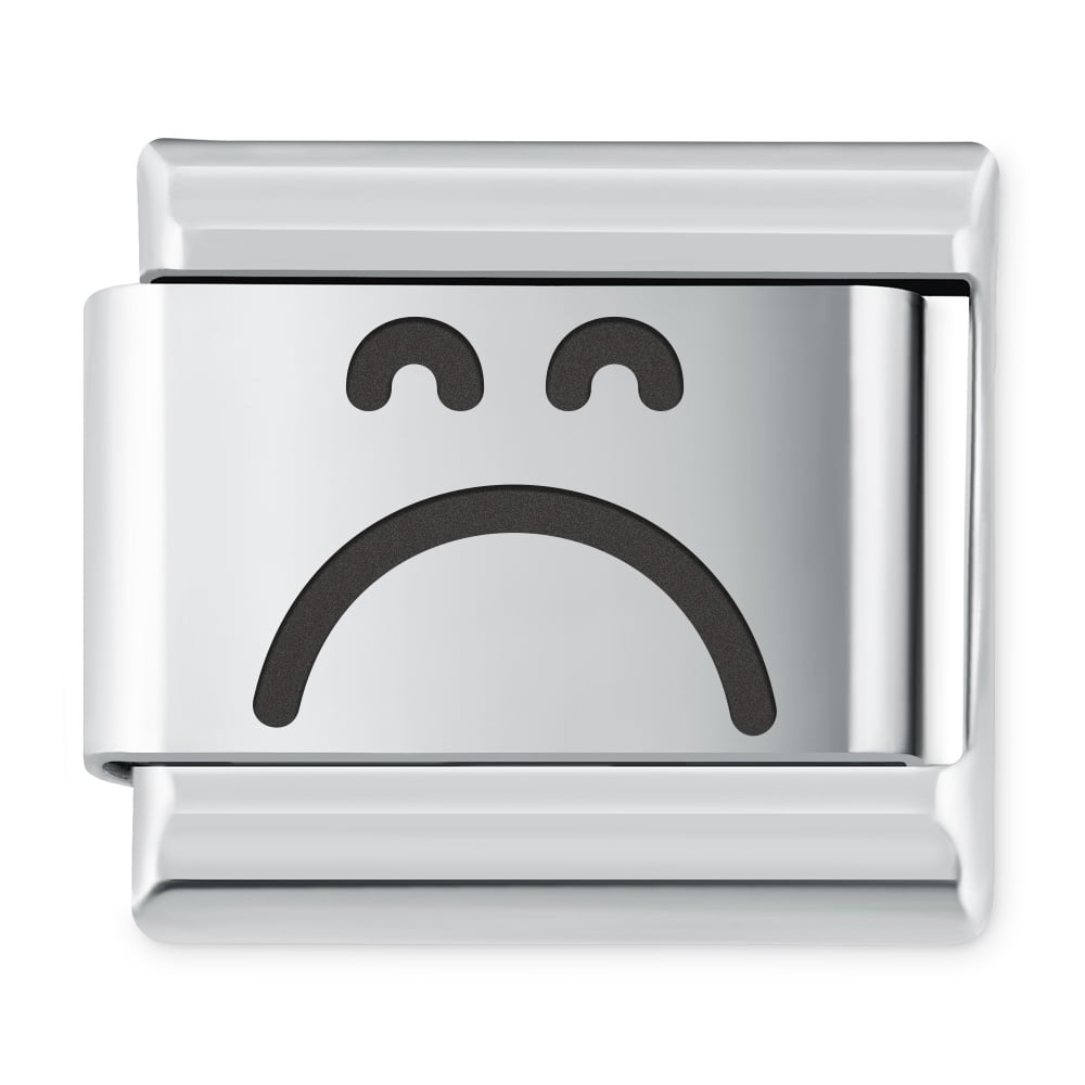 ITALIAN CHARMS Symbole Emocje Buka Smutek