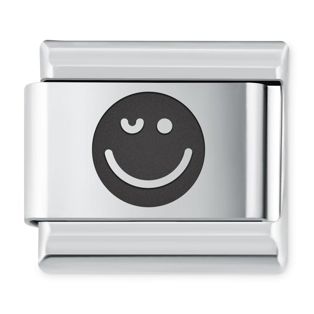 ITALIAN CHARMS Symbole Emocje Emotka Umiech