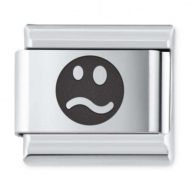 ITALIAN CHARMS Symbole Emocje Emotka Zdziwienie