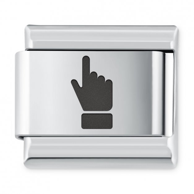 ITALIAN CHARMS Symbole Gesty Palec Wskazujący