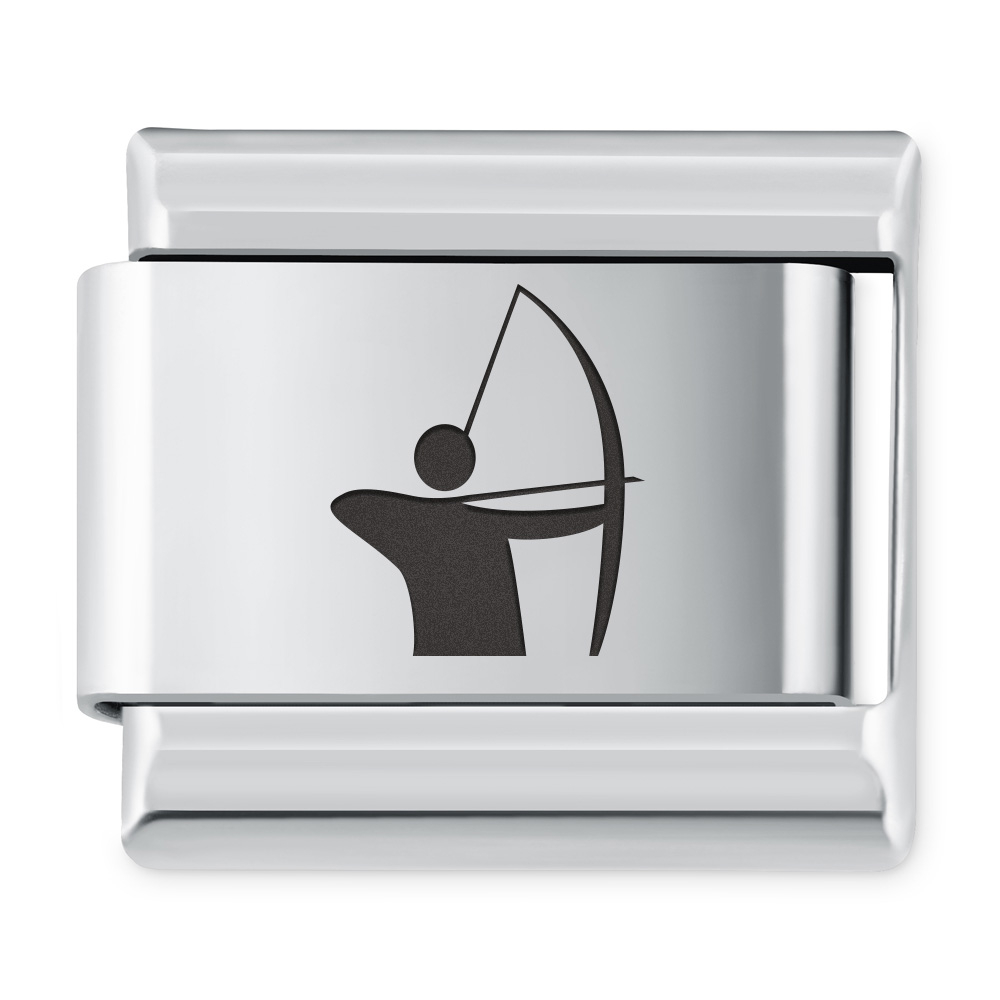 ITALIAN CHARMS Symbole Sportowe ucznictwo