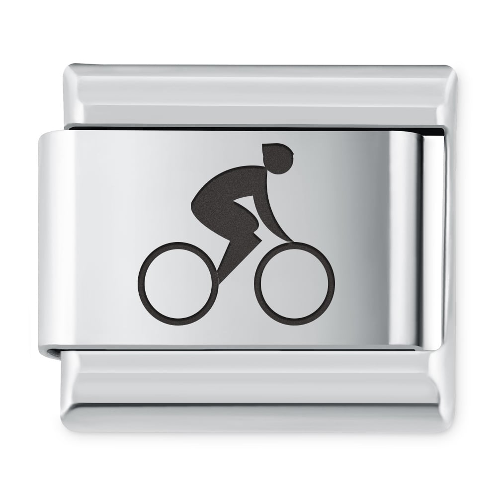 ITALIAN CHARMS Symbole Sportowe Jazda Na Rowerze