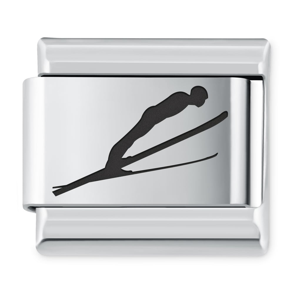 ITALIAN CHARMS Symbole Sportowe Skoki Narciarskie