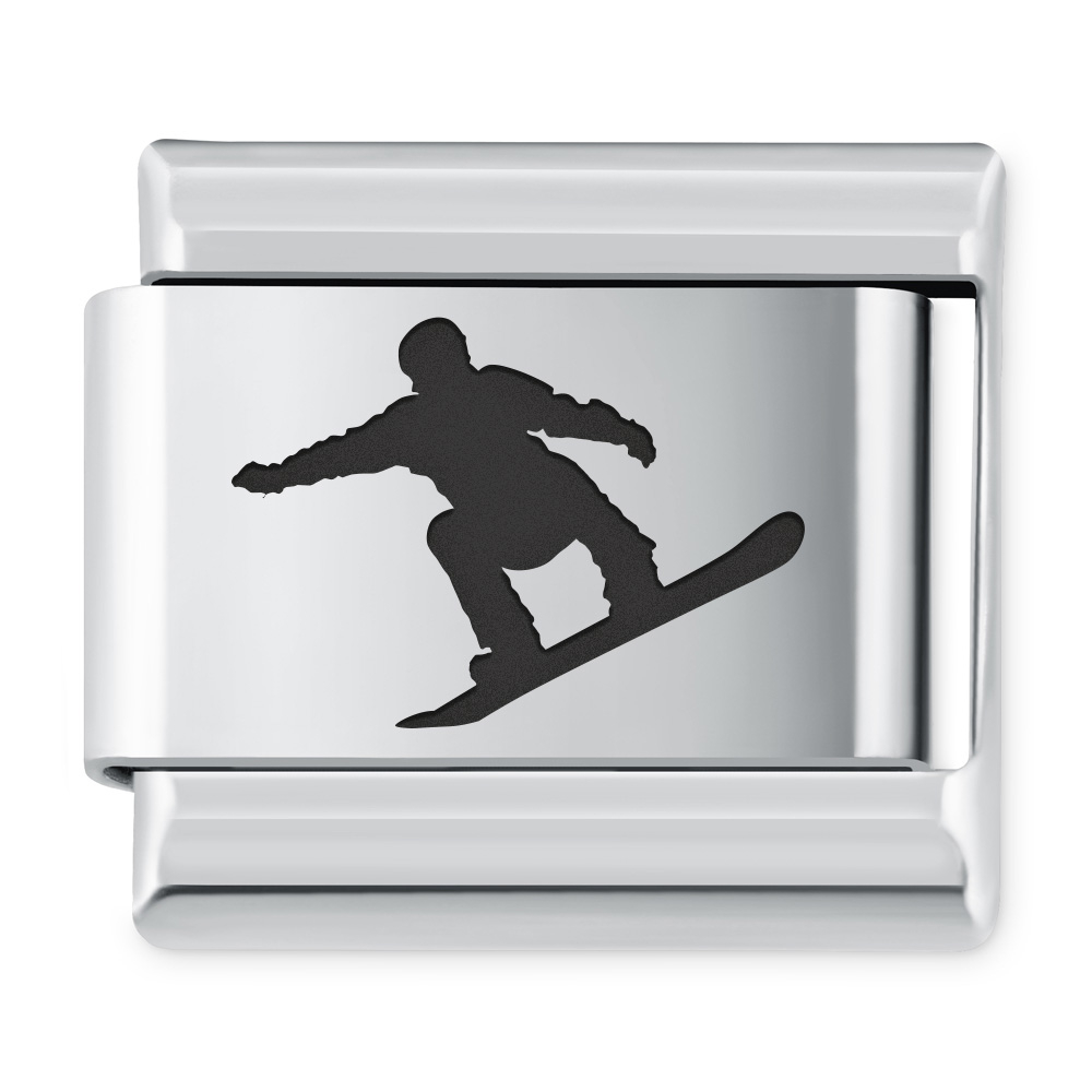 ITALIAN CHARMS Symbole Sportowe Snowboard