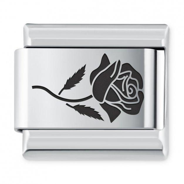 ITALIAN CHARMS Symbole Roślinne Róża