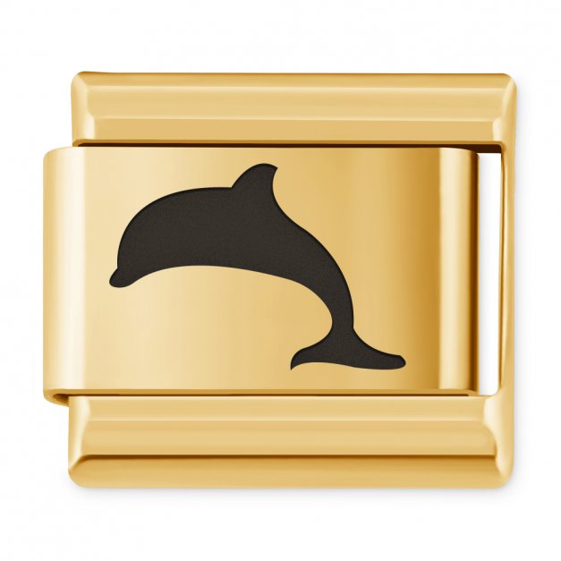 ITALIAN CHARMS Symbole Zwierzęta Delfin