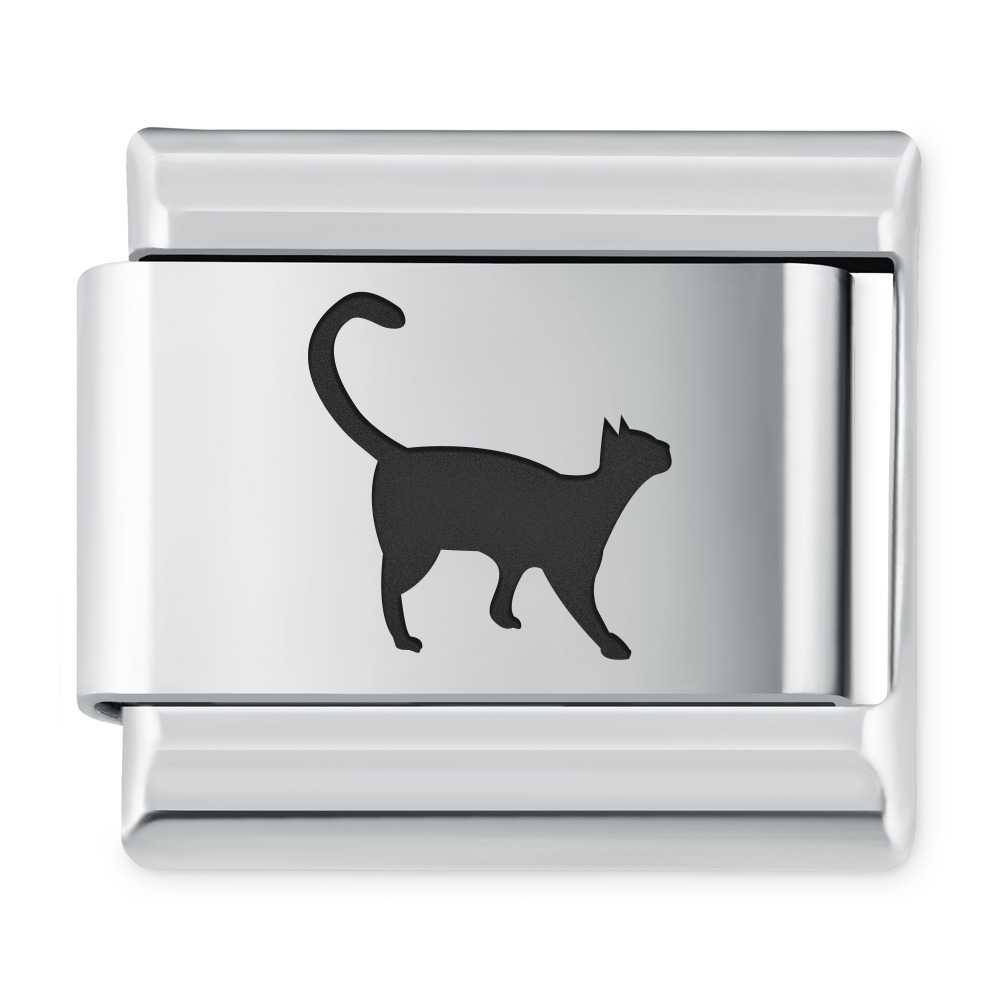 ITALIAN CHARMS Symbole Zwierzta Kot