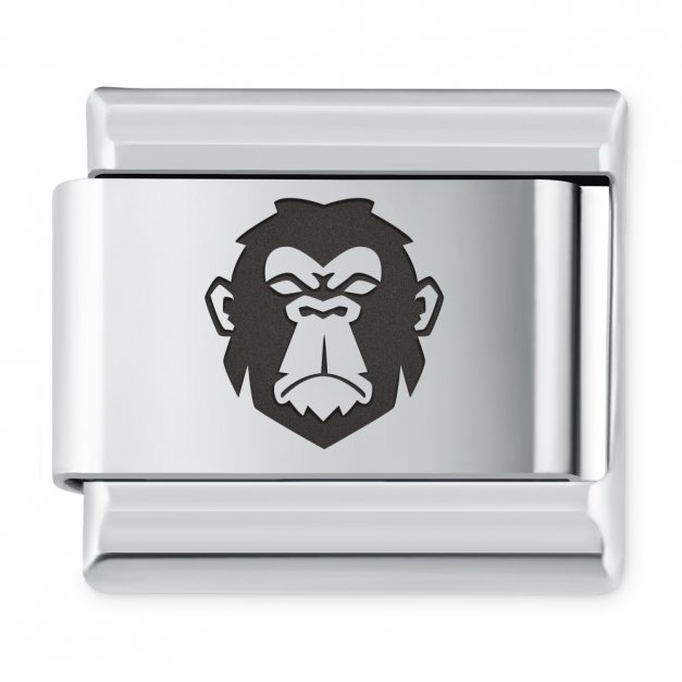 ITALIAN CHARMS Symbole Zwierzęta Małpa
