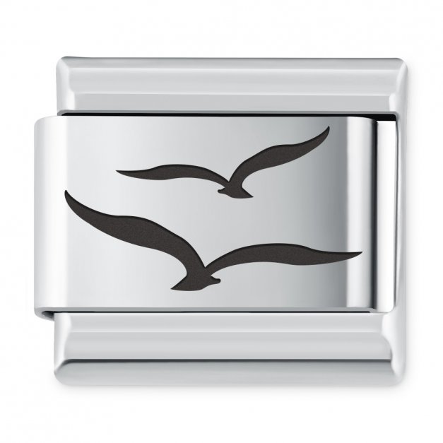 ITALIAN CHARMS Symbole Zwierzęta Mewy
