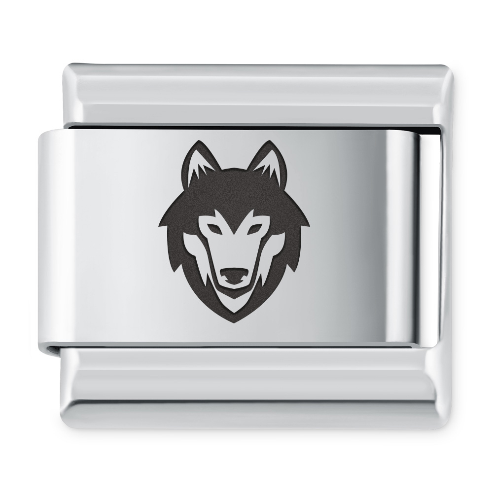 ITALIAN CHARMS Symbole Zwierzta Wilk