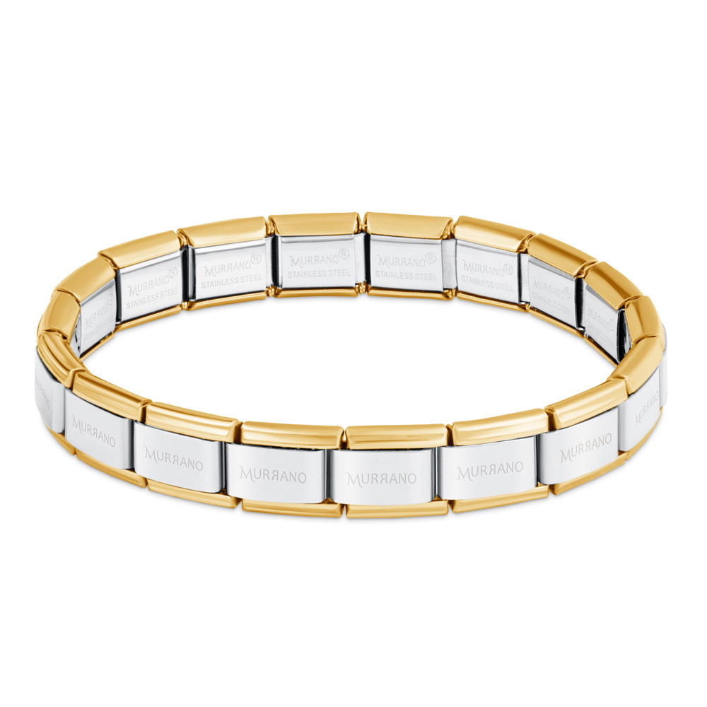 Bransoletka Bazowa ITALIAN CHARMS Gold&Silver 17cm