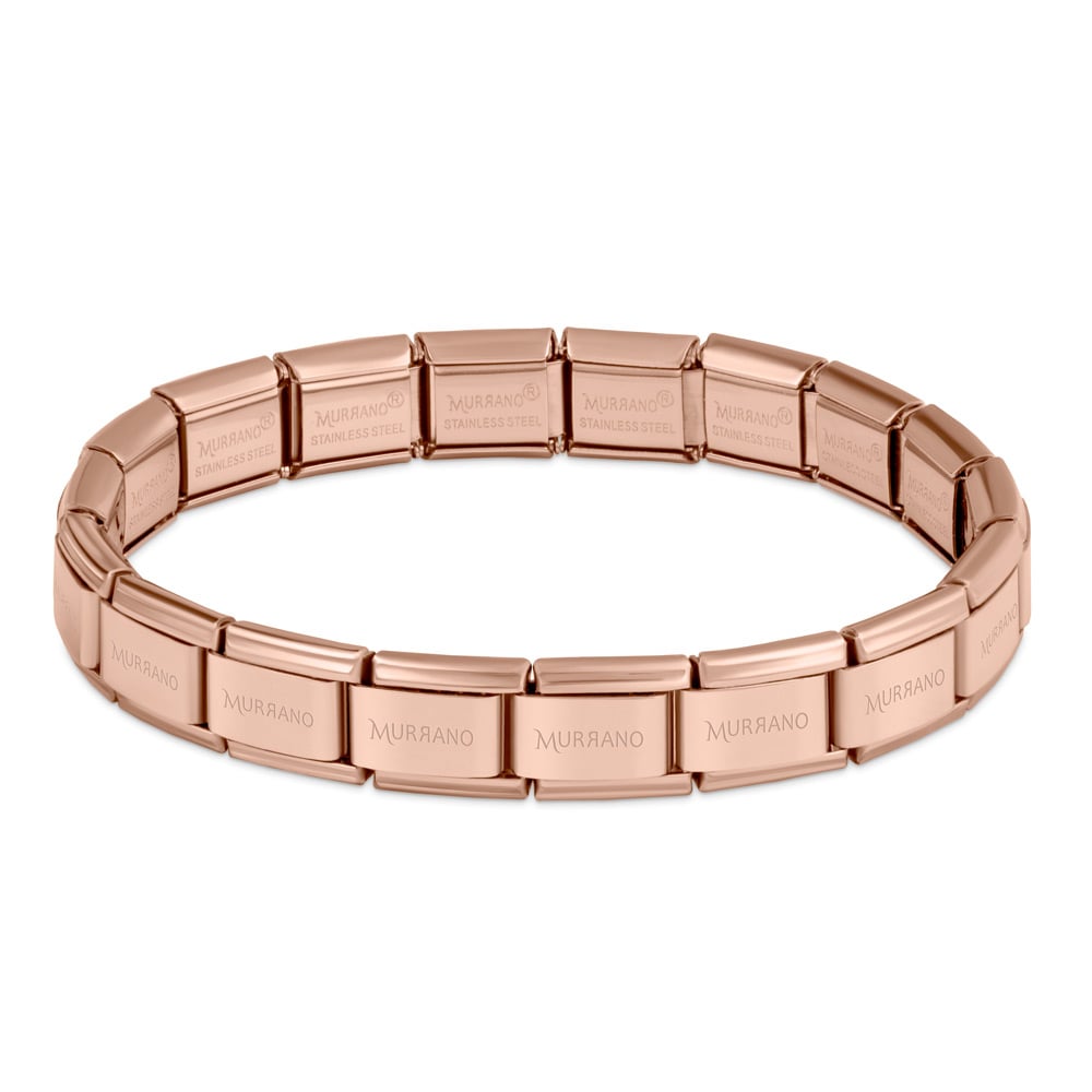 Bransoletka Bazowa ITALIAN CHARMS Rose Gold Plating 21cm
