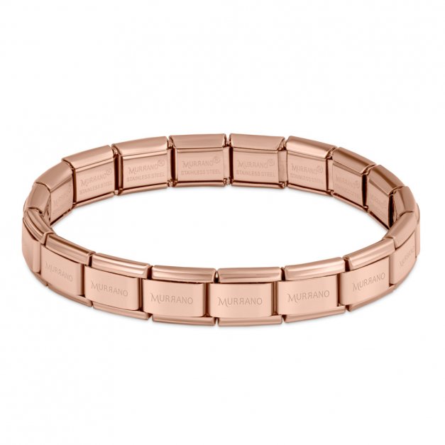Bransoletka Bazowa ITALIAN CHARMS Rose Gold Plating 19cm