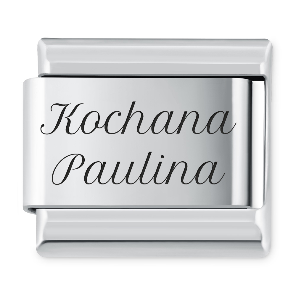Italian Charms Twj Grawerowany Tekst