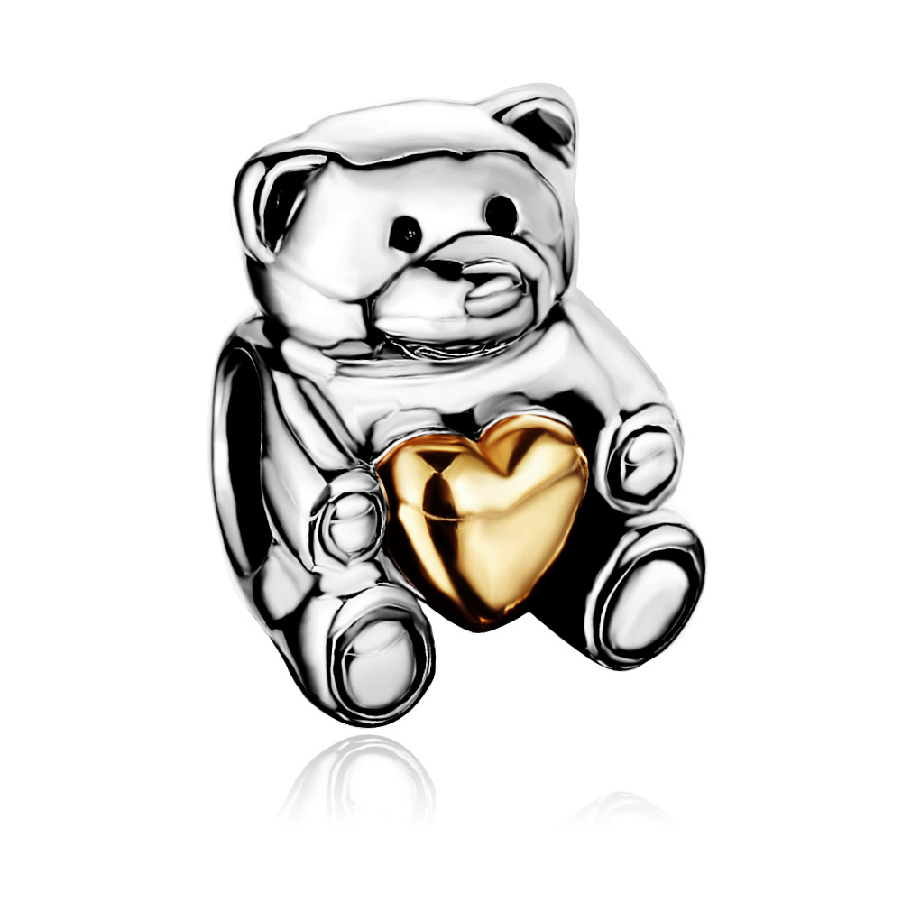 Charms Zawieszka Koralik 925 Biay Mi