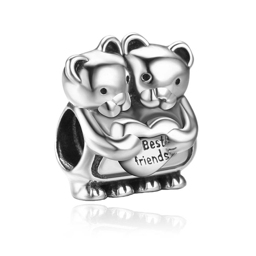 Charms Zawieszka Koralik 925 PRZYJA