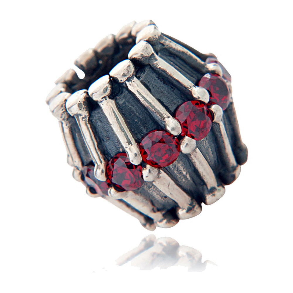Charms Zawieszka Koralik 925 BBEN CZARNOKSIʯNIKA