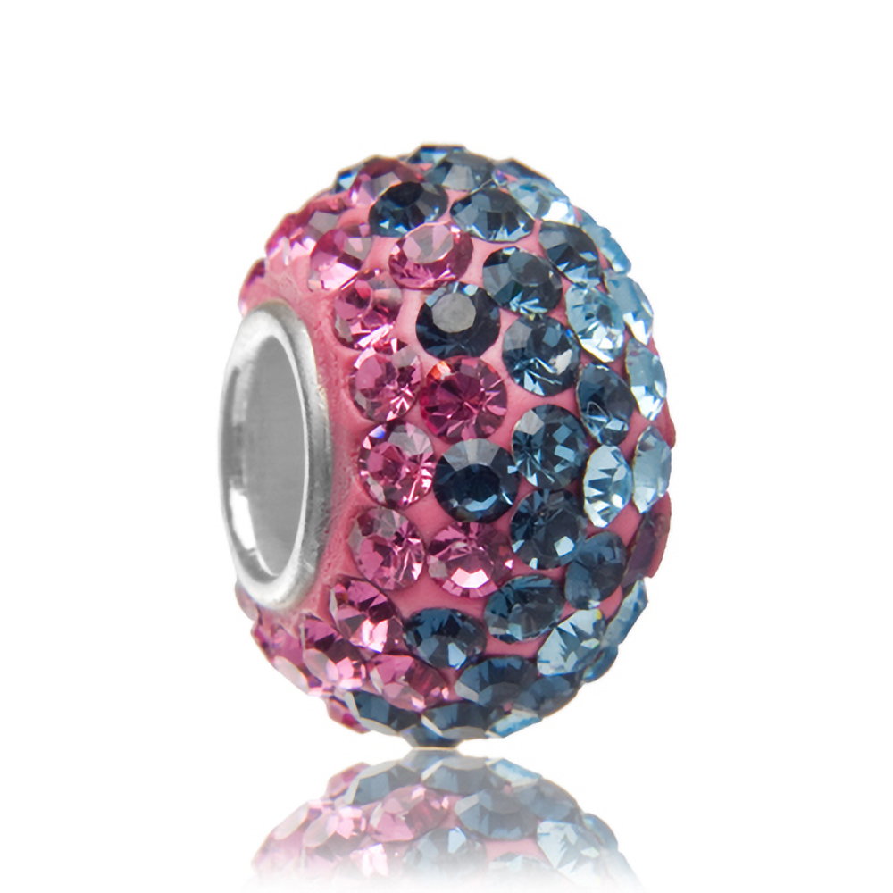 Charms Zawieszka Koralik 925 MORSKI ZACHD SOCA