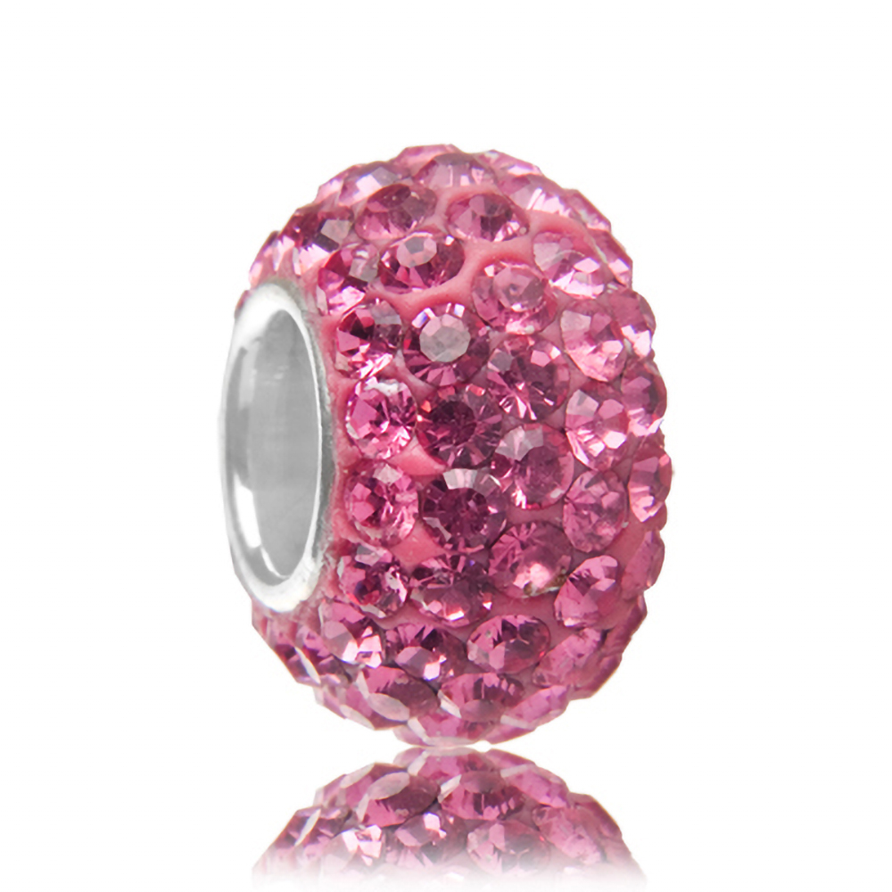 Charms Zawieszka Koralik Srebrny RZOWE OKULARY