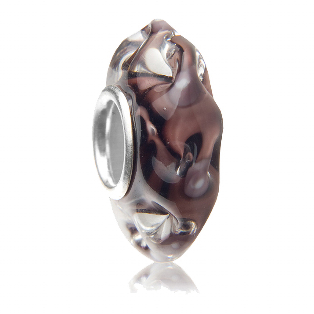 Charms Zawieszka Koralik Srebrny KSIʯYCOWY KAMIE