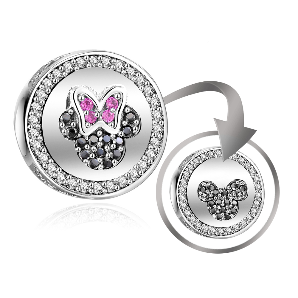 Charms Zawieszka Koralik 925 MIKI&MINI