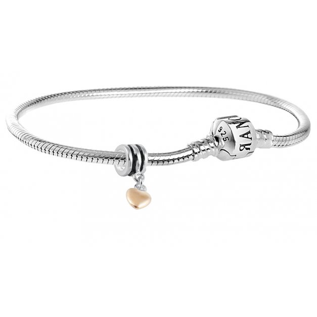 Charms Zawieszka Koralik Srebrny ZŁOTY KURANT