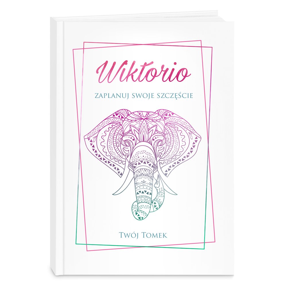 Planner kalendarz ksikowy z nadrukiem dla niej dziewczyny ony