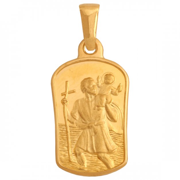 Złoty medalik 585 PREZENT GRAWER PUDEŁKO