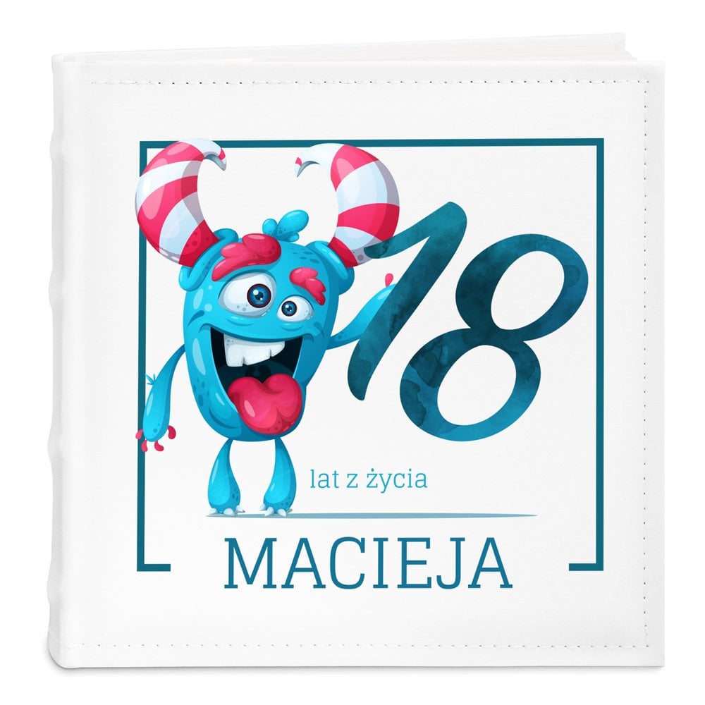 Album na zdjcia z nadrukiem dla niego na 18 urodziny