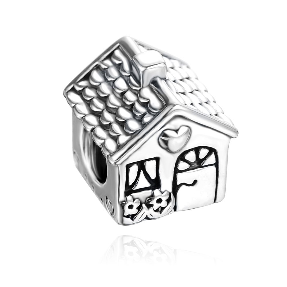 Charms Zawieszka Koralik 925 Domek z Piernika