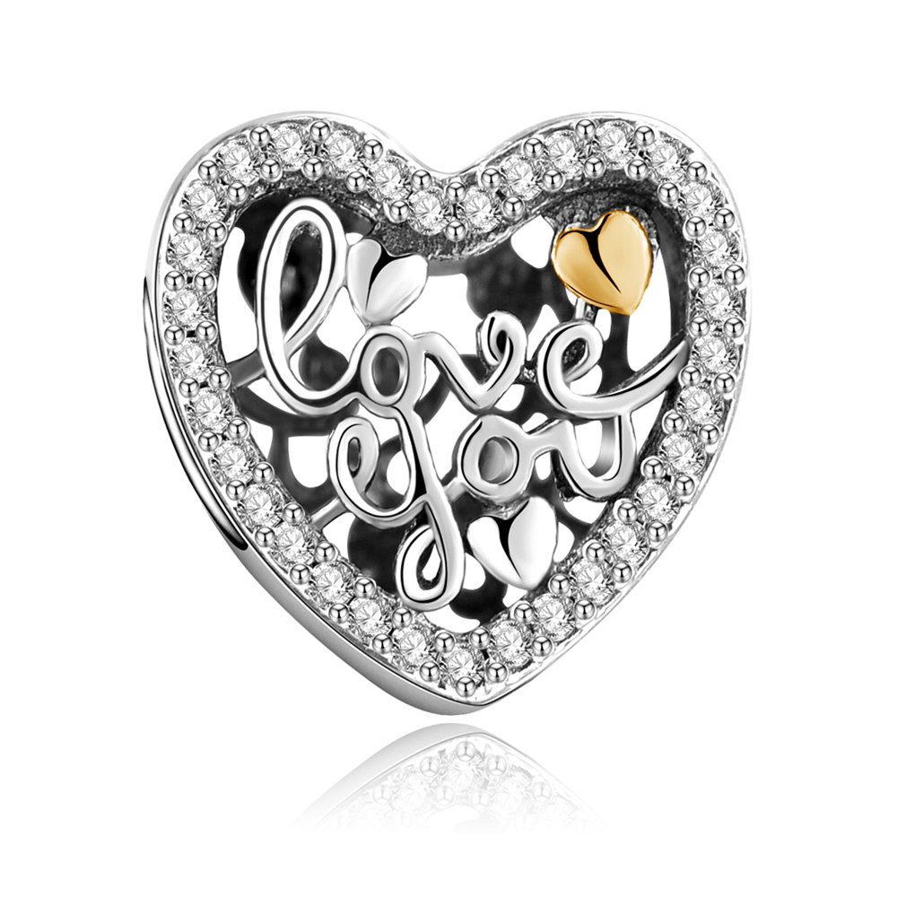 Charms Zawieszka Koralik 925 Wyznanie Mioci