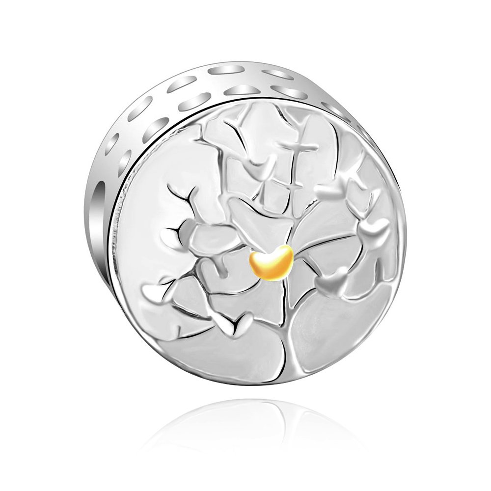 Charms Zawieszka Koralik 925 Drzewko Szczcia