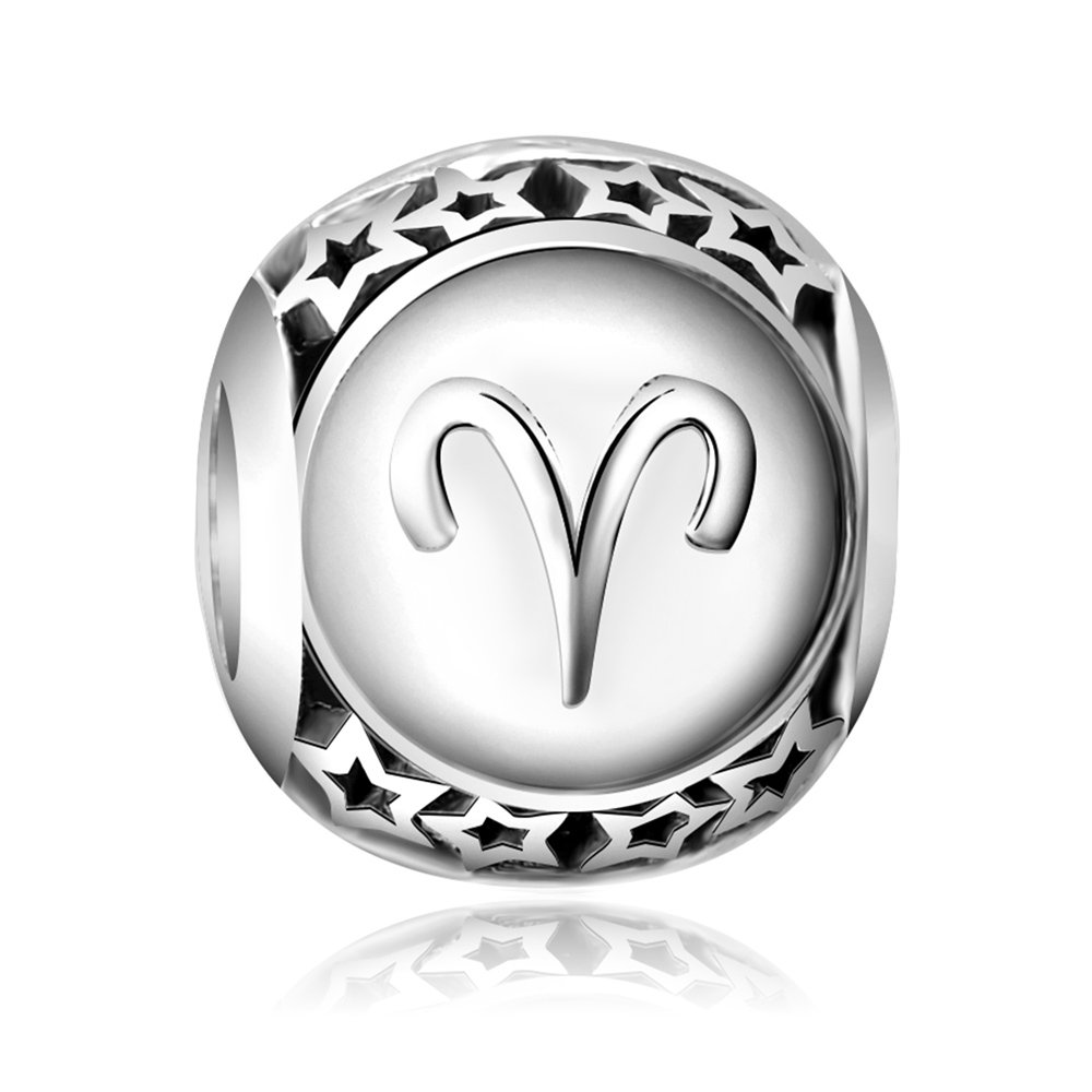 Charms Zawieszka Koralik 925 Zodiak Baran