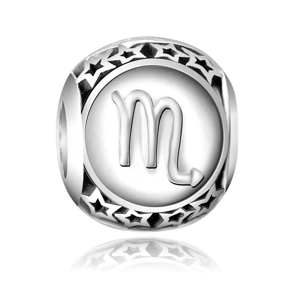 Charms Zawieszka Koralik 925 Zodiak Skorpion