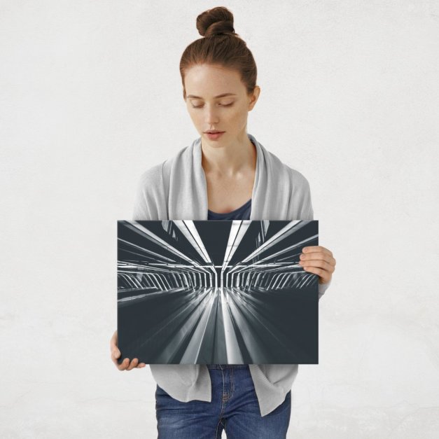Plakat metalowy metalowe elementy M