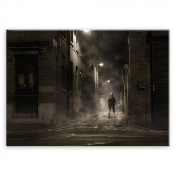 Plakat metalowy film noir M